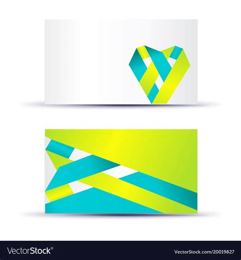 Abstract blank name card template for business Vector Image