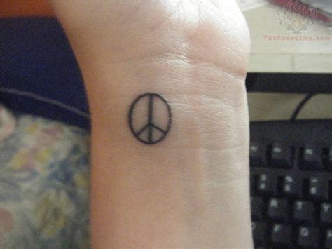 36 Attractive Peace Wrist Tattoos