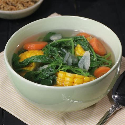 Resep Sayur Bayam Bening Sosis / Bagaimana Cara Menyiapkan Sayur Bayem Sosis Praktis Resep ...