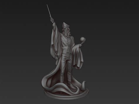 ArtStation - Wizard statue 3D print model | Resources