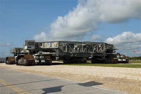 Built in 1965 NASA's two Crawler-Transporters each have a crew of ...