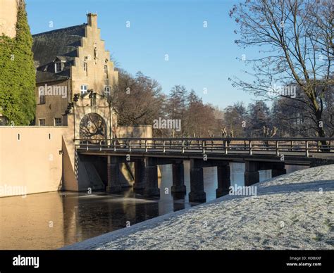 Winter at a castle in Germany Stock Photo - Alamy