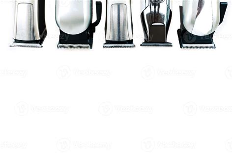 A set of hair cut tools on white background for cutting barber beard salon 6907112 Stock Photo ...