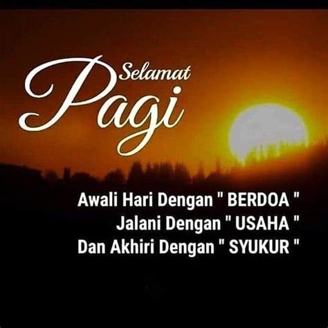 Ucapan Selamat Pagi Penuh Semangat – Kumpulan Ucapan