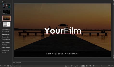 Film & TV Pitch Deck Template