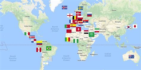 World Cup 2018 Map | World cup, World cup 2018, Map