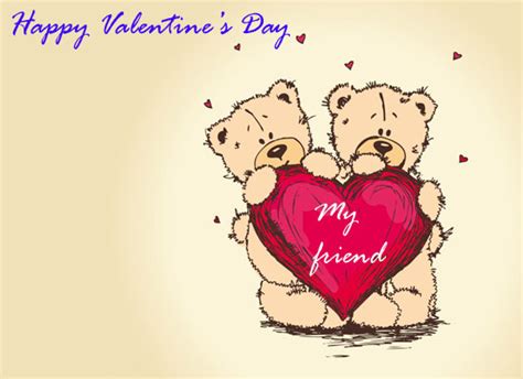 Valentine Friends. Free Friends eCards, Greeting Cards | 123 Greetings