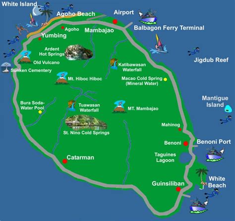 Tourist Spot Map Of Bohol