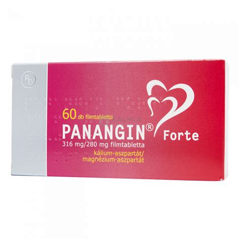 Panangin Forte 316 mg / 280 mg filmtabletta 60 db - Online P