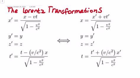 Intro to Modern Physics: The Lorentz Transformation and Length Contraction - YouTube