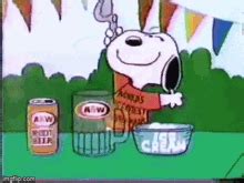 Snoopy Root Beer GIF - Snoopy Root Beer Ice Cream - Discover & Share GIFs