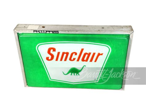 VINTAGE SINCLAIR OIL LIGHT-UP SIGN