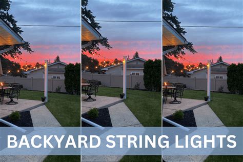 DIY Backyard String Lights - Simplymarla