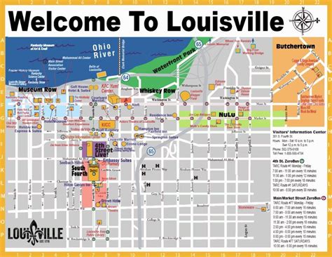 Map of Louisville KY