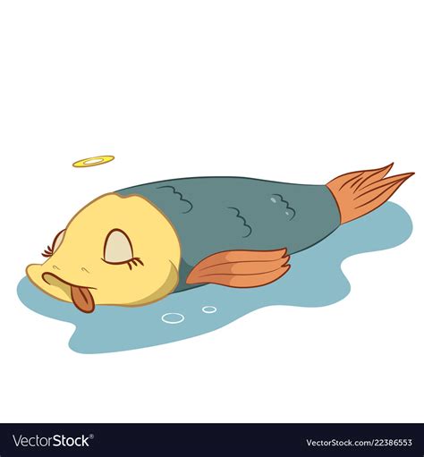 Cartoon Dead Fish