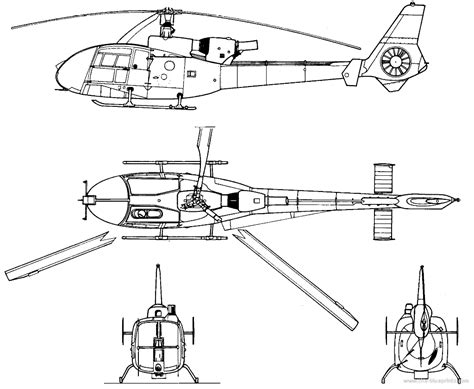 Aerospatiale SA 341 (L) Gazelle helicopter