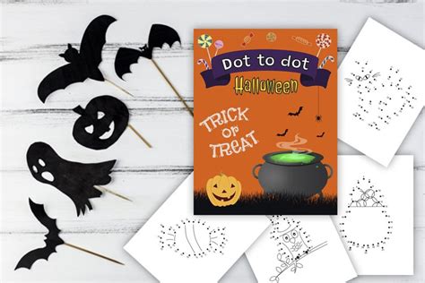 Dot to Dot Halloween - Coloring book & Game