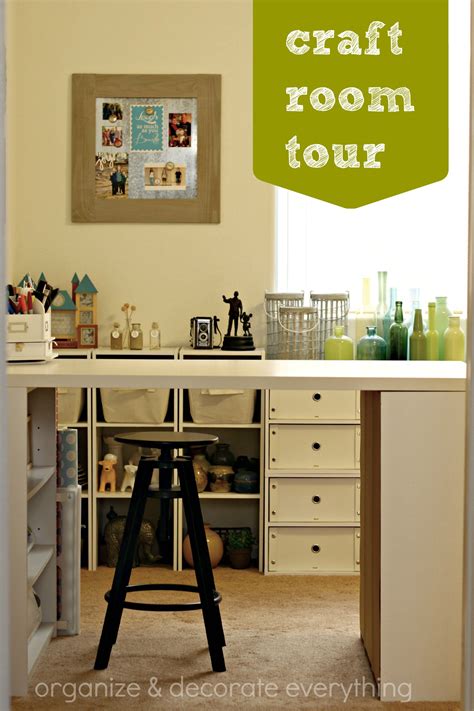 Craft Room Tour - Organize and Decorate Everything