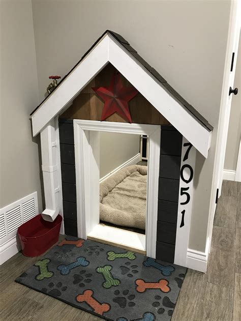 Indoor Dog House, Dog House Diy, Dog Room Decor, Home Decor, Dog Bedroom, Puppy Room, Cool Dog ...