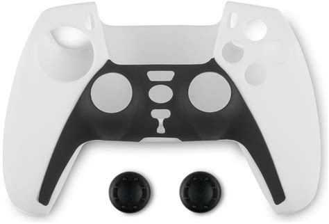 Silicon Skin Covers for PlayStation 5 (Black / White) for PlayStation 5