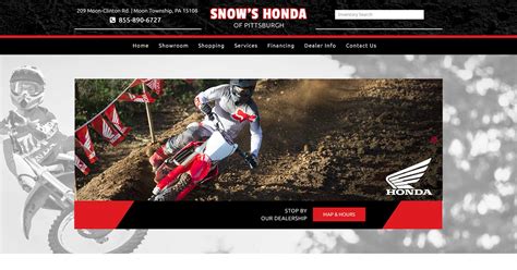 Honda Motorcycle, ATV, SxS Dealer: Snow's Honda of Pittsburgh - Moon ...