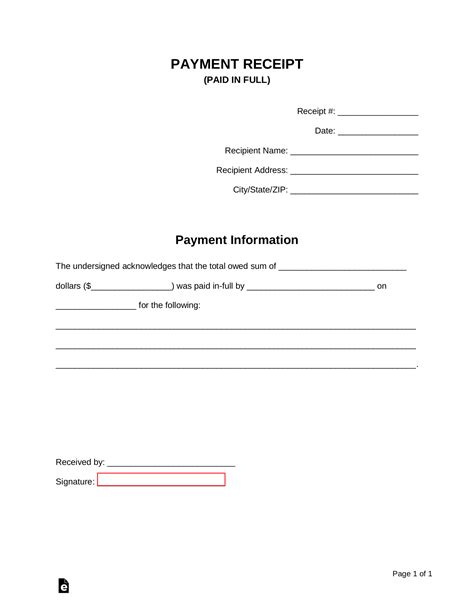 Payment Received Template - RebeccaCamp Blog