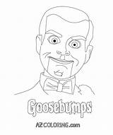 Goosebumps Coloring Pages  Coloring Home sketch template