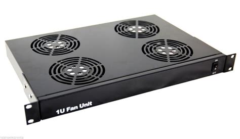 Rack Mount Server Fan Cooling System With 4 Fans 1U - Raising Electronics