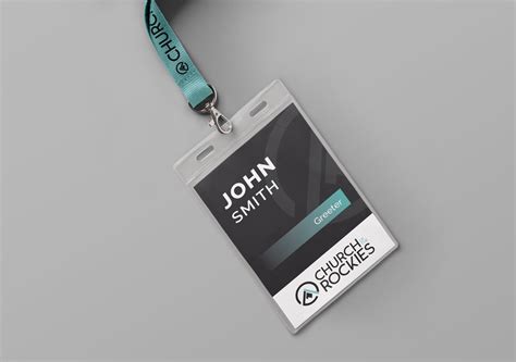 church brand collateral, lanyard name badge design, church marketing, Kettle Fire Creative ...