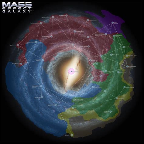 Mass Effect Galaxy Map 2.5 by DWebArt on DeviantArt