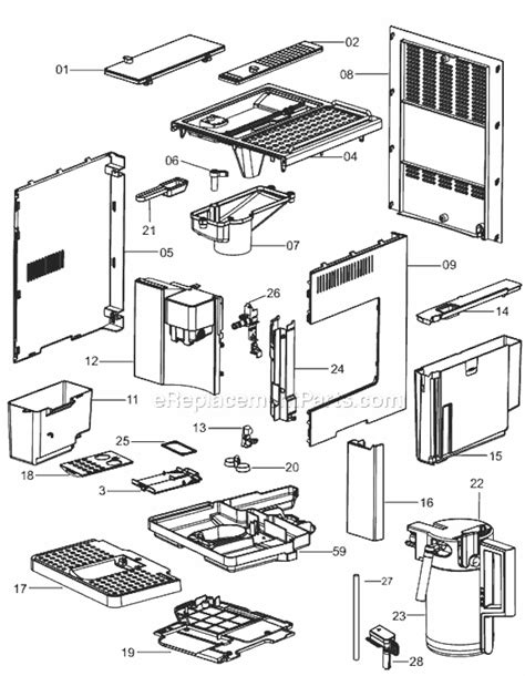 Delonghi Magnifica Parts Diagram