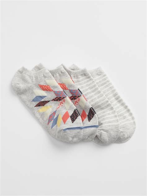 Pattern Ankle Socks (2-Pack) | Gap