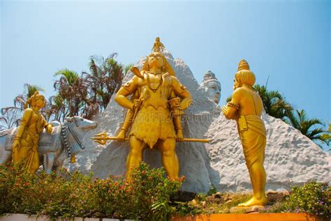 Statue. Murudeshwar. Temple in Karnataka, India Stock Image - Image of ...