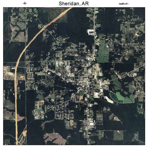 Aerial Photography Map of Sheridan, AR Arkansas