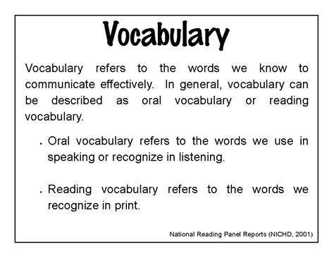 The Need for Explicit Vocabulary Instruction - Make Take & Teach