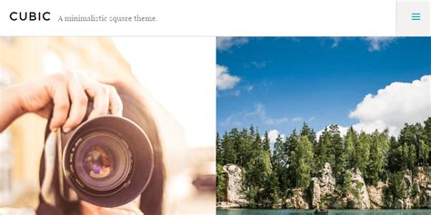 Cubic: Photography Portfolio WordPress Theme | Bypeople