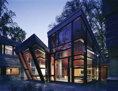 Modern Glass House Design from David Jameson Architect - Viahouse.Com