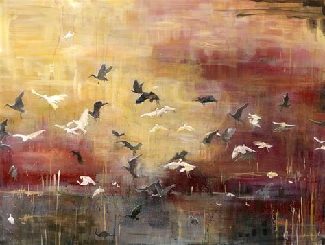 Sarah Goodnough - Celebrate Life Through Art: Birds in Flight Paintings