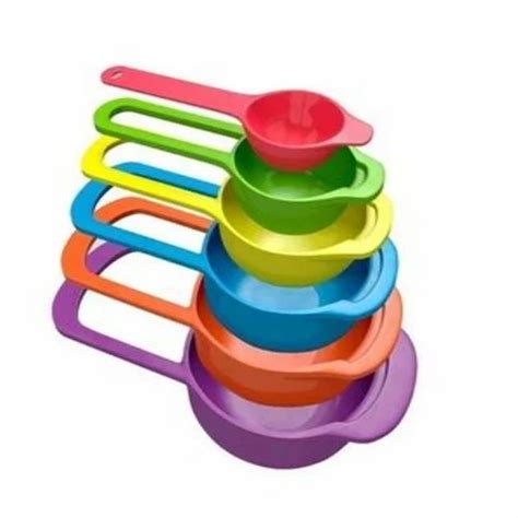 Multi Color Plastic Measuring Cups at Rs 48/set | Badlapur | ID: 27633349362