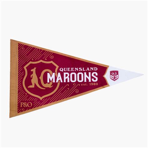 Maroons Shop – QLD Maroons Pennant Flag