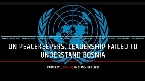 UN Peacekeepers, Leadership Failed To Understand Bosnia – OMC Radio TV