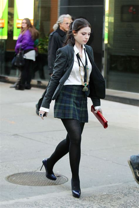 Michelle Trachtenberg at the Gossip Girl Set in New York – HawtCelebs