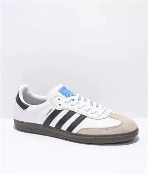 adidas Samba White, Black & Gum Shoes