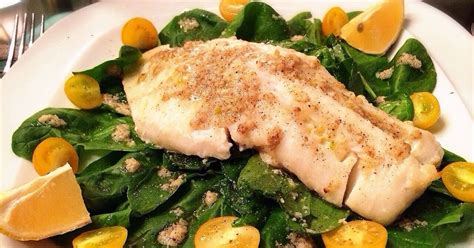 As Easy As Salt and Pepper: Easy Foil Baked Cod on a Bed of Spinach