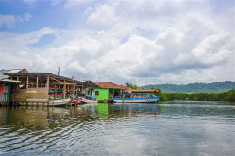 Almirante town in Panama editorial stock photo. Image of century - 58431288