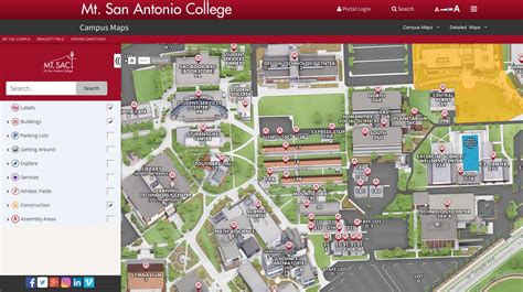 Mt San Antonio College Campus Map - Time Zones Map