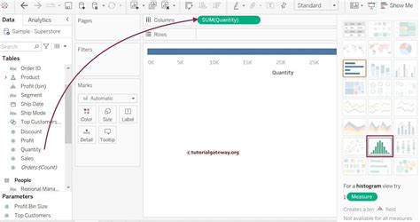 Tableau Histogram Chart