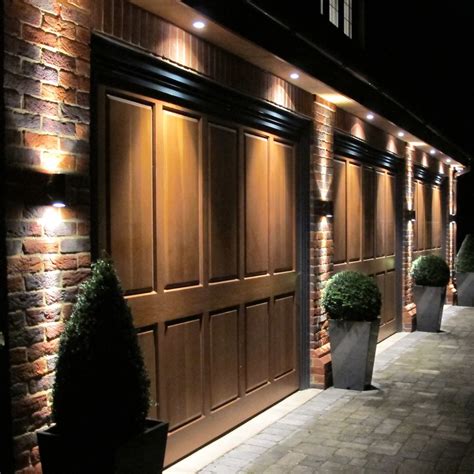 Waterspring LED downlight outside up and down sconce | Garage lights exterior, Outdoor garage ...