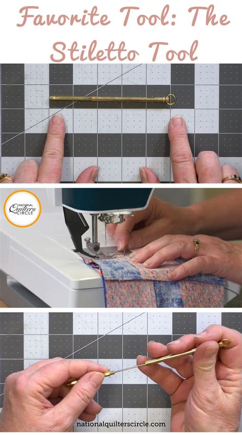 Favorite Tool: The Stiletto Tool | Quilting tips, Beginner sewing projects easy, Diy sewing