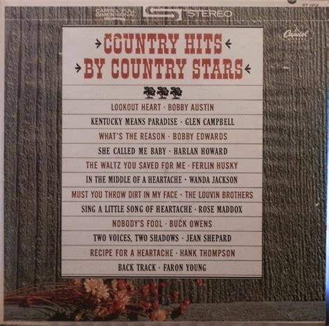 Various - Country Hits By Country Stars | Releases | Discogs